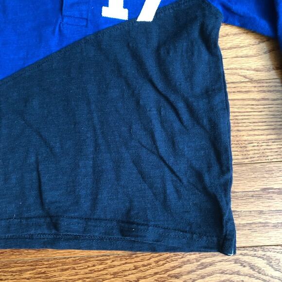 WONDER NATION Hooded Color Blocked Long Sleeve Blue Shirt Toddler Boy’s 3T - Picture 5 of 7